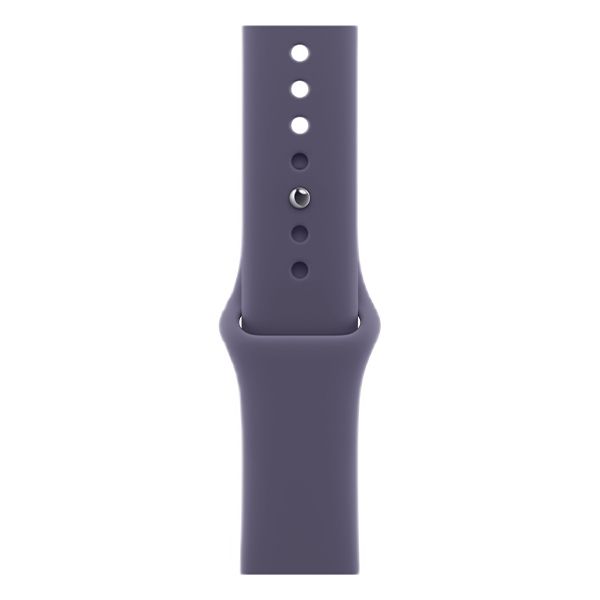 Apple Watch Series 11 46mm Aluminum Silver Case Purple Fog Sport Band M/L